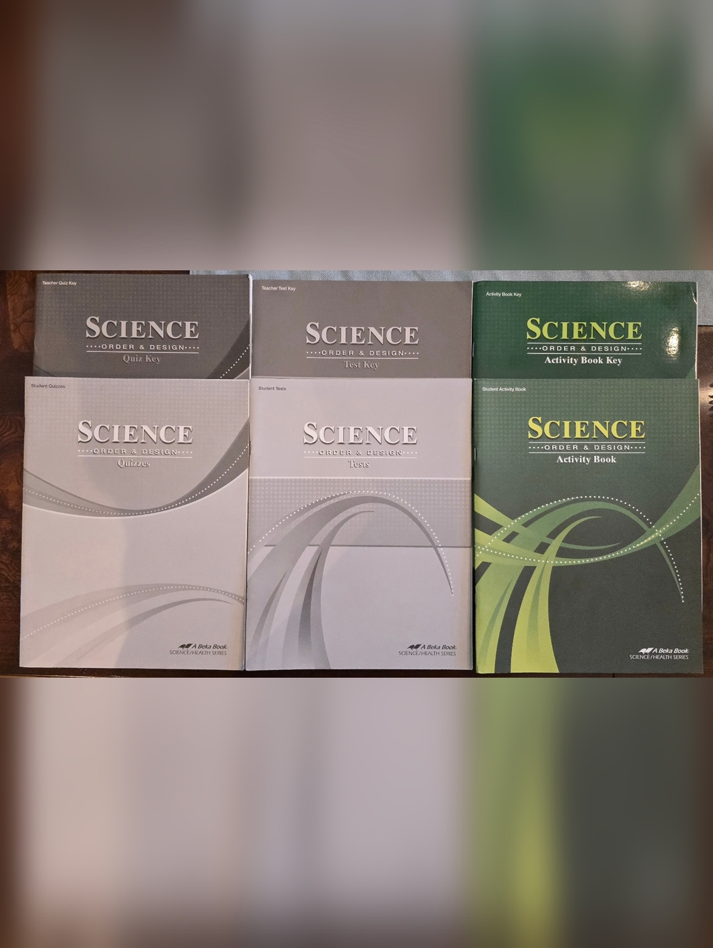 New: Abeka 7th Grade Science: Order & Design - 6 Books (Keys + Student Book)